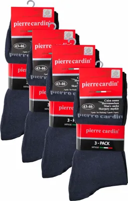 Produktbild von Pierre Cardin Herren Business Socken Strümpfe Dunkelblau 43-46 12 Paar