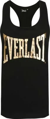 Image de T-shirt sans manches Everlast Ivy 2 en coton, noir, taille S pour homme ; noir, taille S pour femme