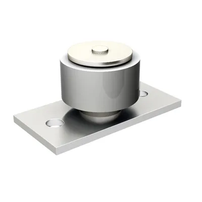 Produktbild von Führungsrolle 50 mm mit Anschraubplatte für SLID'UP 1600 Schiebetorbeschlag