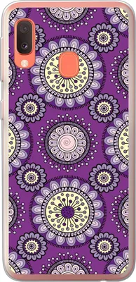 Produktbild von MuchoWow® Handyhülle Schutzhülle Hülle für Telefoonhoesje Samsung Galaxy A20e Mädchen - Blumen - Lila - Muster - Mädchen - Kinder - Kinder Silikon Softcase Handy Hülle - Abdeckung