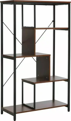 Immagine prodotto di Libreria NET B noce scuro/nero opaco