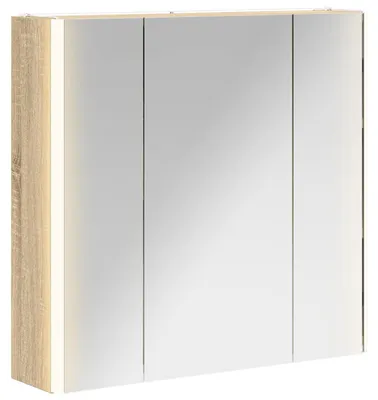 Obrázek produktu pro Koupelnová zrcadlová skříň Sonoma dub 63,5 x 15,5 x 60,5 cm