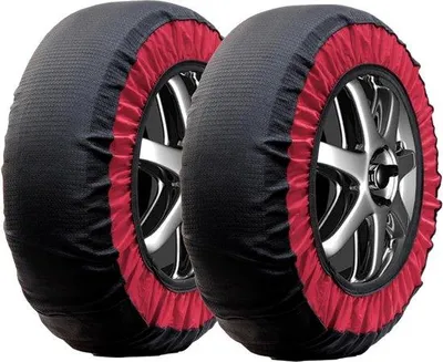 Immagine prodotto di Cordini per catene da auto, set di catene in tessuto, montaggio rapido KE70