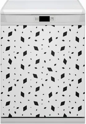 Produktbild von Magnete  Küche Magnetmatte Magnet für Spülmaschine Abwaschbar Nachbildung 60x70 cm  - Geometrische Motive