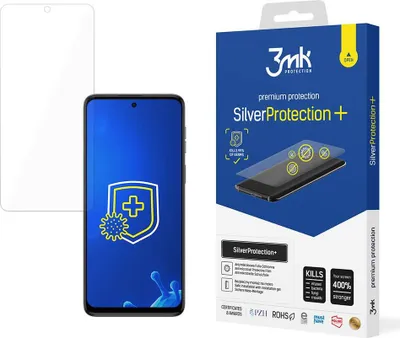 Produktbild von 3mk Display Antimikrobielle Schutzfolie SilverProtection+ für Motorola Moto G54  0,21mm Self-Heal