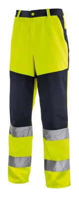 Immagine prodotto di Pantaloni ad alta visibilità ROCHESTER giallo brillante/blu navy taglia 50