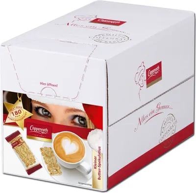 Zdjęcie produktu dla Coppenrath Małe herbatniki maślane Speculoos 180 sztuk 1170g