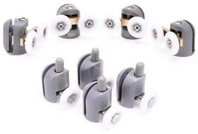 Image de Sannit RZ0258Z Roulettes de cabine de douche Jeu 8 pièces 25mm