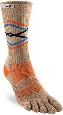 Image de Injinji Trail Midweight Crew Socken Braun EU 37-40 Herren,Damen Braun EU 37-40