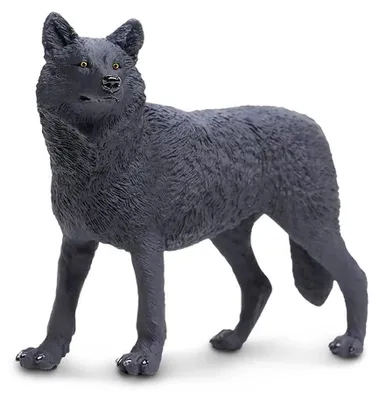 Immagine prodotto di Safari Ltd 112989 Lupo nero 12 cm Serie Animali selvatici
