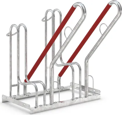 Produktbild von Fahrradständer mit Anlehnbügel 4502 | 2 Räder einseitig | RA 350mm