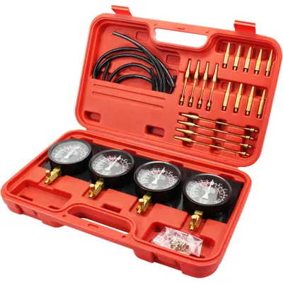 Produktbild von Multifunktionspumpe - Vakuum-Vergaser-Synchronisierwerkzeug-Kit - Synchronizer Sync Gauge Set mit Gummischlauch - A-100 Vakuum-Vergaser-Synchronisator-Set