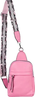 Produktbild von styleBREAKER Damen One Shoulder Sling Bag Rucksack, Rosa