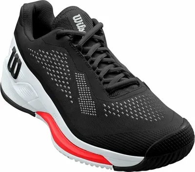 Obrázek produktu pro Wilson Rush Pro 4.0 Mens Tennis Shoe Black/White/Poppy Red 41 1/3 Pánské tenisové boty