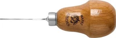 Produktbild von KIRSCHEN Zierschnitzeisen mit Rotbuchenheft 0,5 mm Stich 11 gebogen Birnenform 5720005