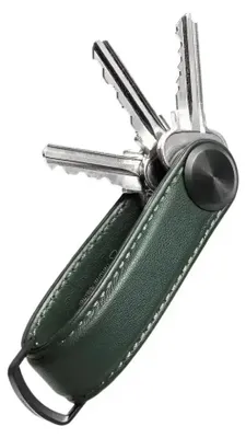 Obrázek produktu pro Orbitkey Key Organizer Pro Leather – kožený organizér na klíče Evergreen