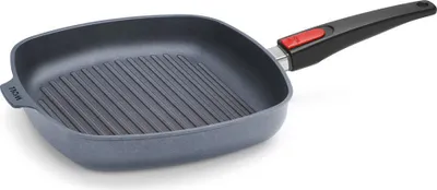 Produktbild von WOLL 'Diamond LITE Gusspfanne viereckig 28x28cm 4cm h, mit Rillen nicht induktiv