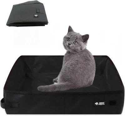 Produktbild von Famanu Katzentoilette Faltbar - Wasserfest und leicht zu reinigen