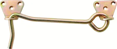 Produktbild von Sturmhaken mit Öse Platten Torbefestigung 7 x 200 mm Fensterhaken Verzinkt
