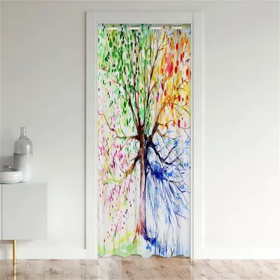 Immagine prodotto di Tende oscuranti con passanti, motivo floreale, 180x200 cm, multicolore