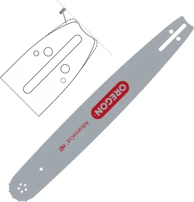 Immagine prodotto di ADVANCECUT HD 15" 3/8" 1,5 mm barra di guida K095