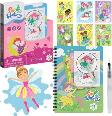 Produktbild von Wassermarker-Malbuch "Feen" Set für die Kleinsten 300312
