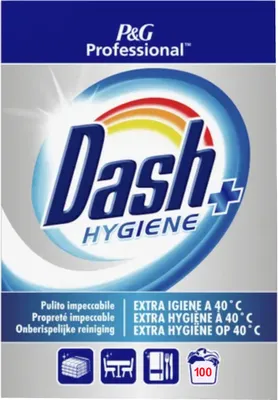 Immagine prodotto di Detersivo in polvere Dash Hygiene + Professional 100 lavaggi 6,5 kg