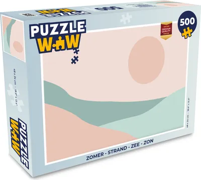 Obrázok produktu pre MuchoWow® Puzzle 500 ks Leto - Pláž - More - Slnko