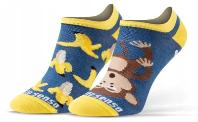 Produktbild von Sesto Senso Bananen Fußlinge finest Baumwolle bunte Baumwolle