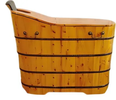 Obrázok produktu pre Drevená vaňa Drevená vaňa Wellness vaňa Fitovanna 110x58 cm