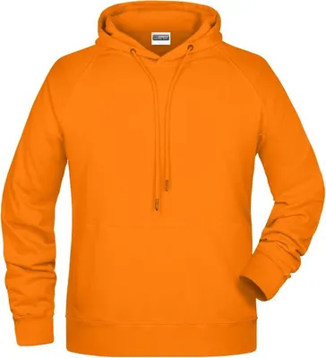 Produktbild von Men's Hoody Kapuzensweat mit Raglanärmeln orange, Gr. 3XL