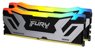Immagine prodotto di Kingston Technology FURY 48GB 8400MTs DDR5 CL40 CUDIMM Kit da 2 Renegade RGB Silver XMP