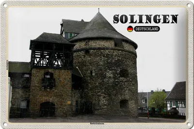 Produktbild von Blechschild Städte Sollingen Batterienturm 30x20cm