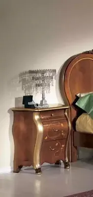 Produktbild von Nachttische Nachttisch Klassisches Design Möbel Holz Braun Beistelltische