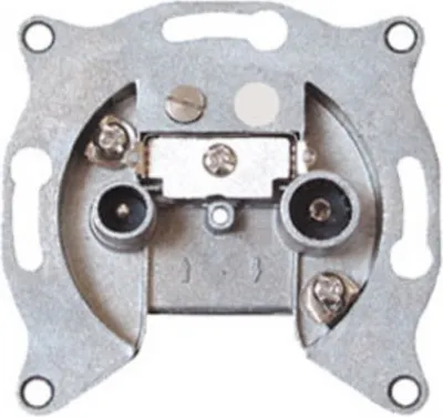 Immagine prodotto di Presa d'antenna, BK+SAT, 2-gang 1 dB stub