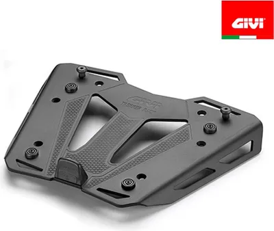 Image de Givi M8 Kit de plaques M8B complet en aluminium noir pour top case monokey / Max. Charge utile 6 kg