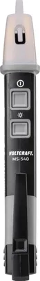 Zdjęcie produktu dla VOLTCRAFT MS-540 Berührungsloser Spannungsprüfer CAT IV 1000 V LED, Akustik, Vibration (1601759)