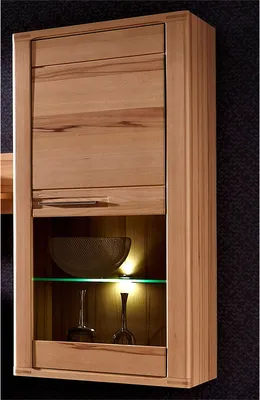 Produktbild von Hängevitrine Glasvitrine Vitrine Holzvitrine Vitrinenschrank "Nature Plus I"