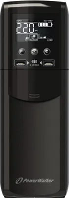 Image de PowerWalker VI 800 CSW FR alimentation sans interruption (UPS) Line-Interactive 0,8 kVA 480 W 4 prise(s) AC