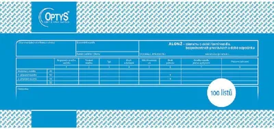 Produktbild von Tiskopis Alonž Optys, 297x140 mm, 100 listů