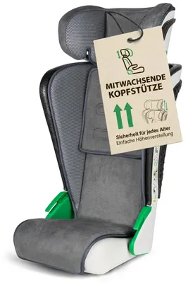 Image de Walser, Siège auto pour enfant Noemi, norme i-Size ECE R129 , 3 - 8 ans, Anthracite, 15600
