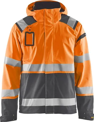 Produktbild von Blakläder® High Vis Shell Jacke High Vis 4987 1987 in div. Farben, Farbe:high vis orange/mittelgrau, Größe:L