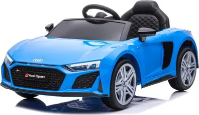 Obrázok produktu pre Detské elektrické autíčko Audi R8 12V dva motory + diaľkové ovládanie + LED + EVA modrá