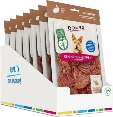 Produktbild von DOKAS - Kaninchen-Rippen mit Fleisch (7 x 100g)
