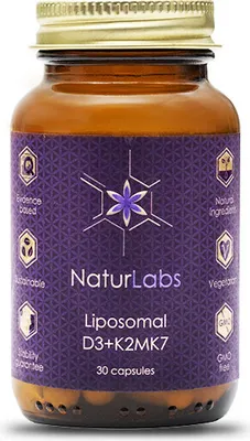 Produktbild von Liposomales Vitamin D3 + K2, 30 Kapseln