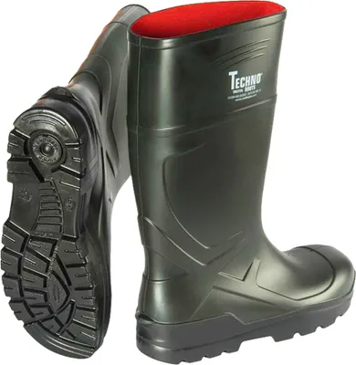 Obrázek produktu pro Techno Boots S5 *VOSSO*PolyuretanBOTY Pracovní obuv ve velkých velikostech Zelená [D2C]35334 velká unisexová obuv
