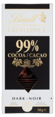 Zdjęcie produktu dla Lindt EXCELLENCE 99% Cocoa 50g