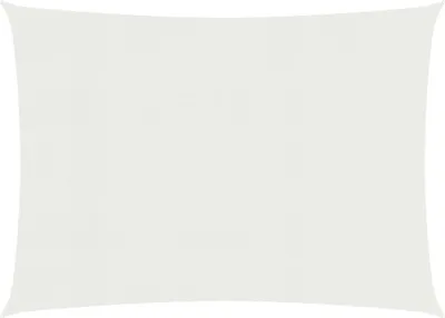 Image de Voile d'ombrage 160 g/m² Blanc 3,5x5 m PEHD