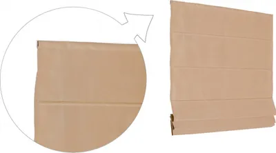 Zdjęcie produktu dla Podstawowa roleta rzymska 80x240 cm mokka