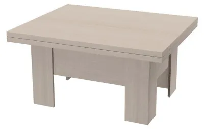 Produktbild von Masseno Ausziehbar Esstisch ROKAR 100 cm - 200 cm x 80 cm Rechteckig Tisch für Wohnzimmer, Küche, Eichefarben